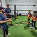 Major League players give KYC kids a bowling tutorial