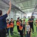 Major League players give KYC kids a bowling tutorial