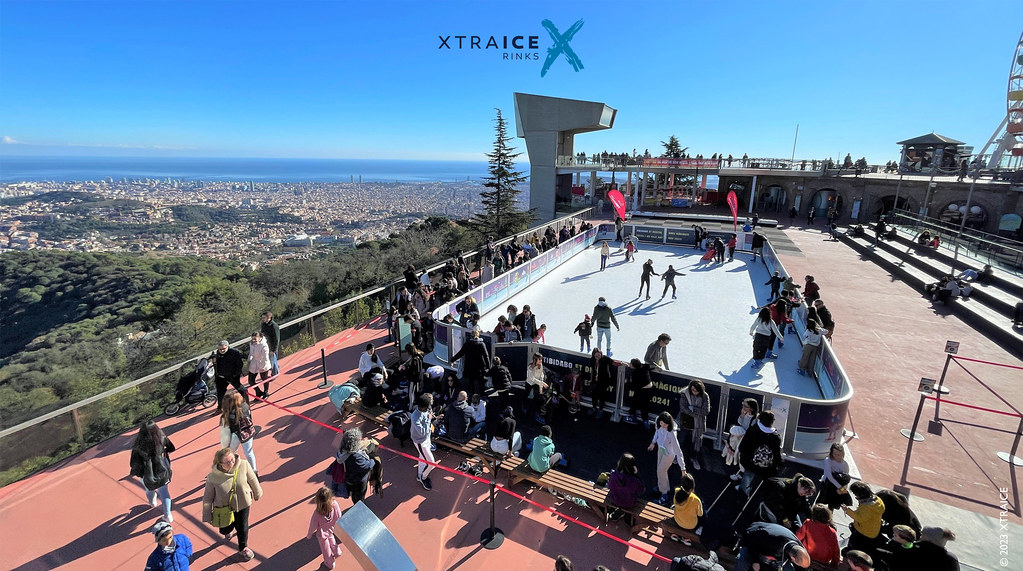: Synthetic Ice Rink installed at a FEC in Barcelona (Spain)