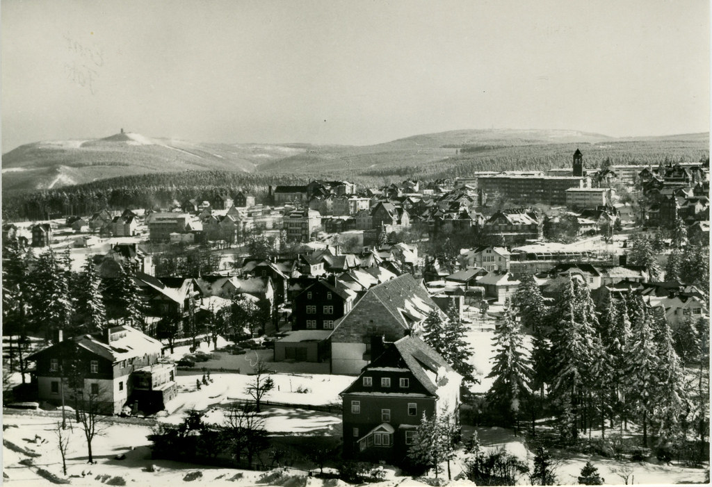 : Postcard of Oberhof, prior to construction of FDGB Heim 