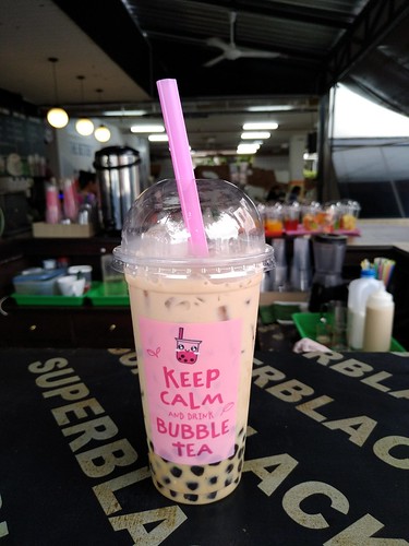 Keep calm and drink bubble tea / Bangkok, Thailand / 04 September 2019 ©  Sasha India