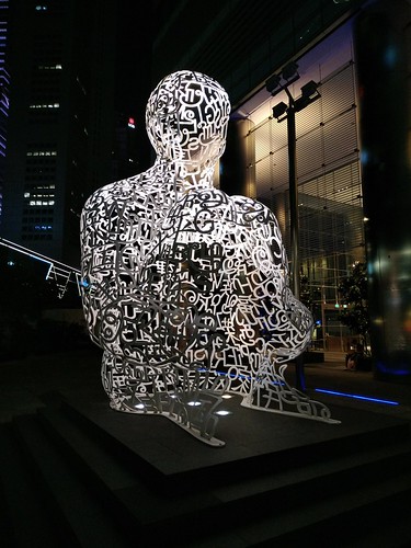Singapore Soul (Ocean Financial Centre) sculpture by Jaume Plensa ©  Sasha India