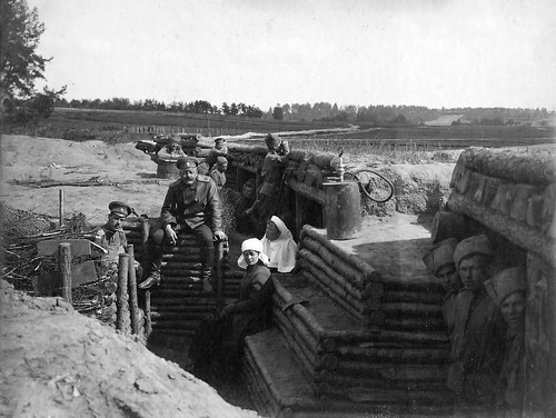 The 323rd infantry Yurievets regiment. Photo by Vladimir Mikhailovich Zotov, 1914-1916. ©  evdokia.kalintseva
