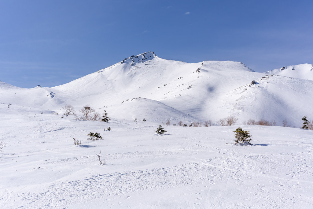 : Japan Alps winter landscape