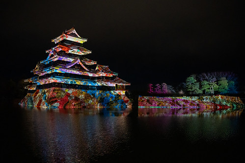 Matsumoto Castle Light-up ©  Raita Futo