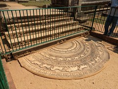 Best Preserved Moonstone - Sacred City of Anuradhapura, Sri Lanka