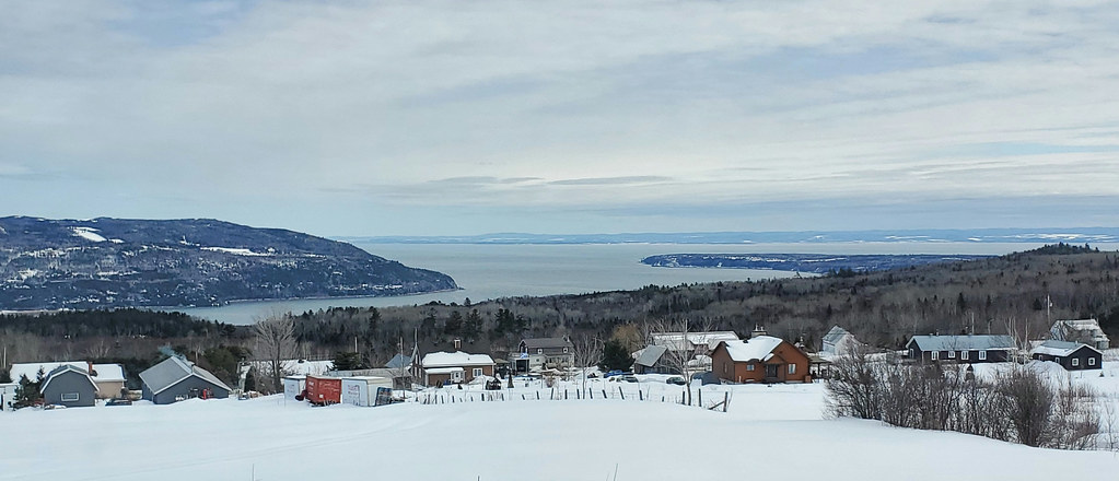: Baie-Saint-Paul `a la fin de l'hiver