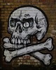 Skull & Cross Bones - Street Art/Graffiti.