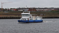 The Shields Ferry, Connecting South Shields & North Shields, River Tyne, South Shields, Tyne & Wear, England.