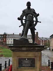 Merchant Navy Memorial By Chris Wormald, Daltons Ln, South Shields, Tyne & Wear, England.