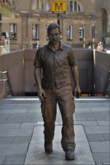 'Man With Potential Selves' Walking Man By Sean Henry, Newcastle Upon Tyne, Tyne & Wear, England.