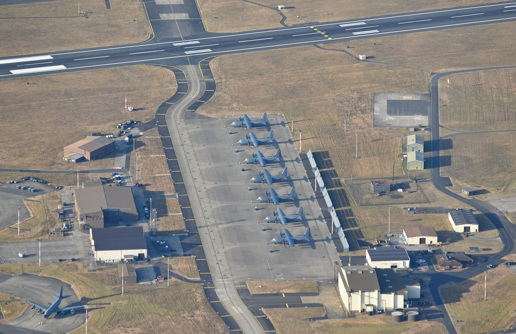 : RAF Mildenhall from the air. 06-8-2022