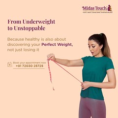 Being underweight can be just as unhealthy as being overweight.