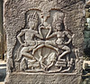 Angkor Thom - Bayon - Dancing Apsaras Column Carving 1