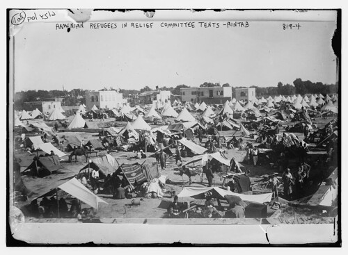 Armenian Refugees in Relief Committee Tents - Aintab (LOC) ©  The Library of Congress