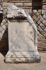 Terme Taurine (Aquae Tauri), a large ancient Roman baths complex established in the Republican era and enlarged in the Trajanic and Hadrianic eras, Civitavecchia