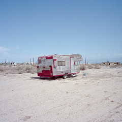 desert trailer. salton city, ca. 2015.