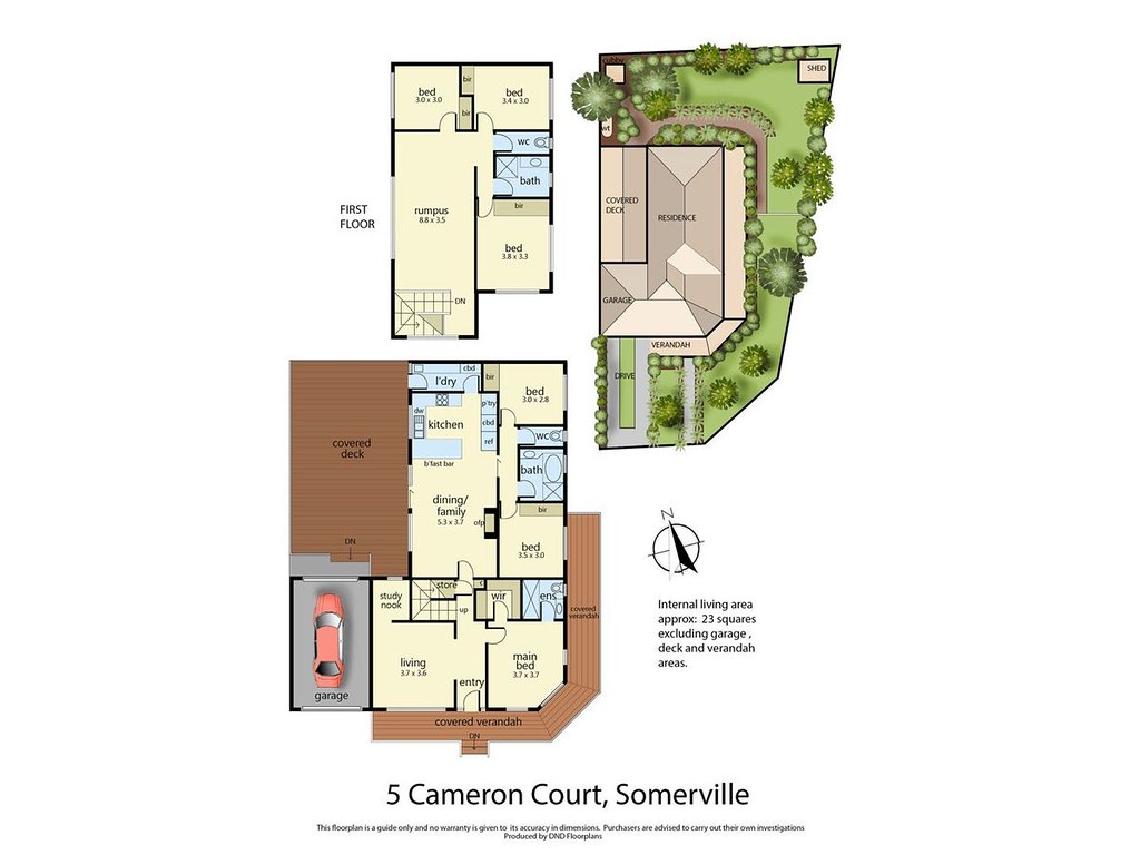 5 Cameron Court, Somerville VIC 3912 floorplan