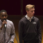 <b>BSU Chapel</b><br/> Chapel on April 26, 2019 with guest Sam Simataa ('13), performances from Norsemen and Gospel Choir and an ntroduction from president-elect Jennifer K. Ward. Photo by Danica Nolton.<a href="//farm66.static.flickr.com/65535/32919010667_37dc5a3603_o.jpg" title="High res">&prop;</a>
