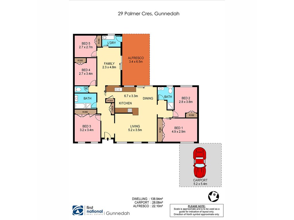 29 Palmer Crescent, Gunnedah NSW 2380 floorplan