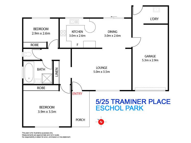 5/25 Traminer Place, Eschol Park NSW 2558 floorplan