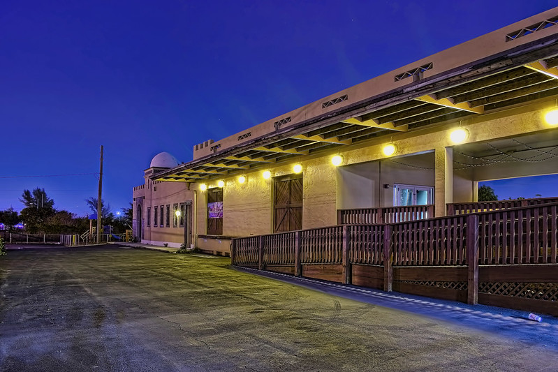 Opa-locka Seaboard Air Line Railway Station, 490 Ali Baba Avenue, Opa Locka, Florida, USA / Built: 1927 / Architect: Bernhardt E. Muller / Architectural Style: Moorish Revival architecture / Added to NRHP June 25, 1987<br/>© <a href="https://flickr.com/people/126251698@N03" target="_blank" rel="nofollow">126251698@N03</a> (<a href="https://flickr.com/photo.gne?id=40139901025" target="_blank" rel="nofollow">Flickr</a>)