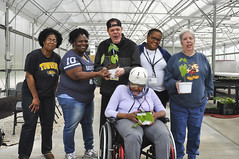 Woodlawn Seniors visit center for Maryland Agricultural Center