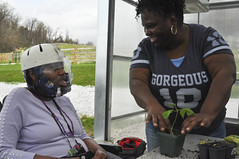 Woodlawn Seniors visit center for Maryland Agricultural Center