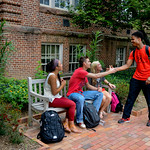 Students at Holladay Hall