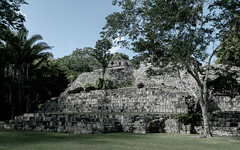 Temple of the King, Mayan site at Kohunlich - Quintana Roo, Mexico