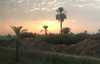 Sunrise from the train, Watania Sleeping Train (ernst), Cairo-Luxor, Egypt.