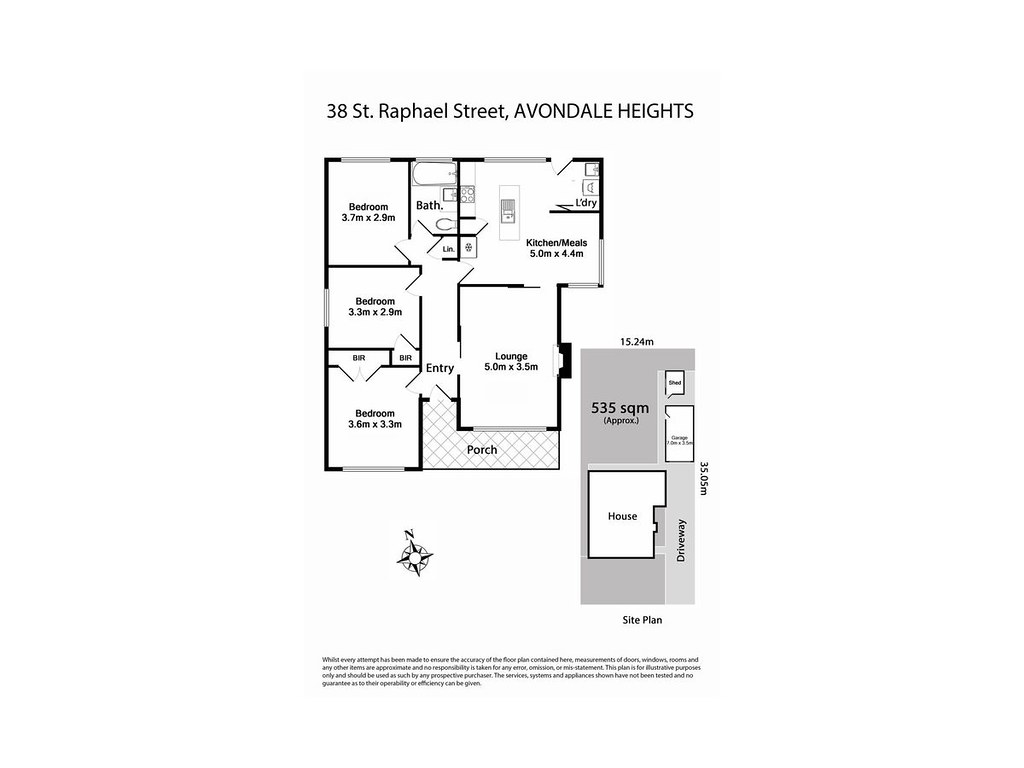 38 St Raphael Street, Avondale Heights VIC 3034 floorplan