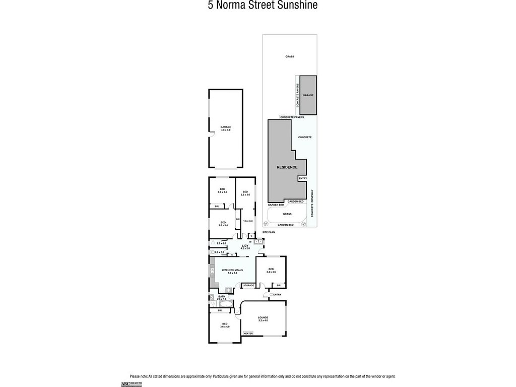 5 Norma Street, Sunshine VIC 3020 floorplan