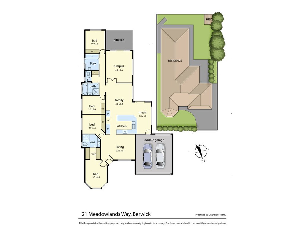21 Meadowlands Way, Berwick VIC 3806 floorplan