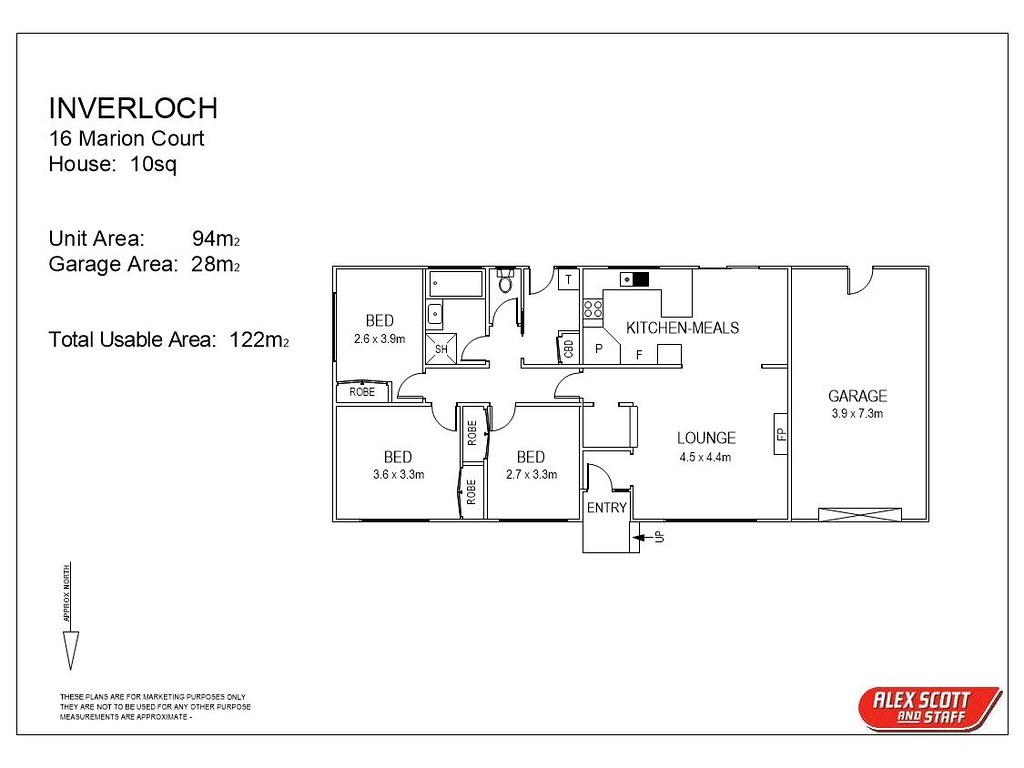 16 Marion Court, Inverloch VIC 3996 floorplan