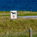 Inisheer (Aerodrome) Airport - Stay off the airstrip sign
