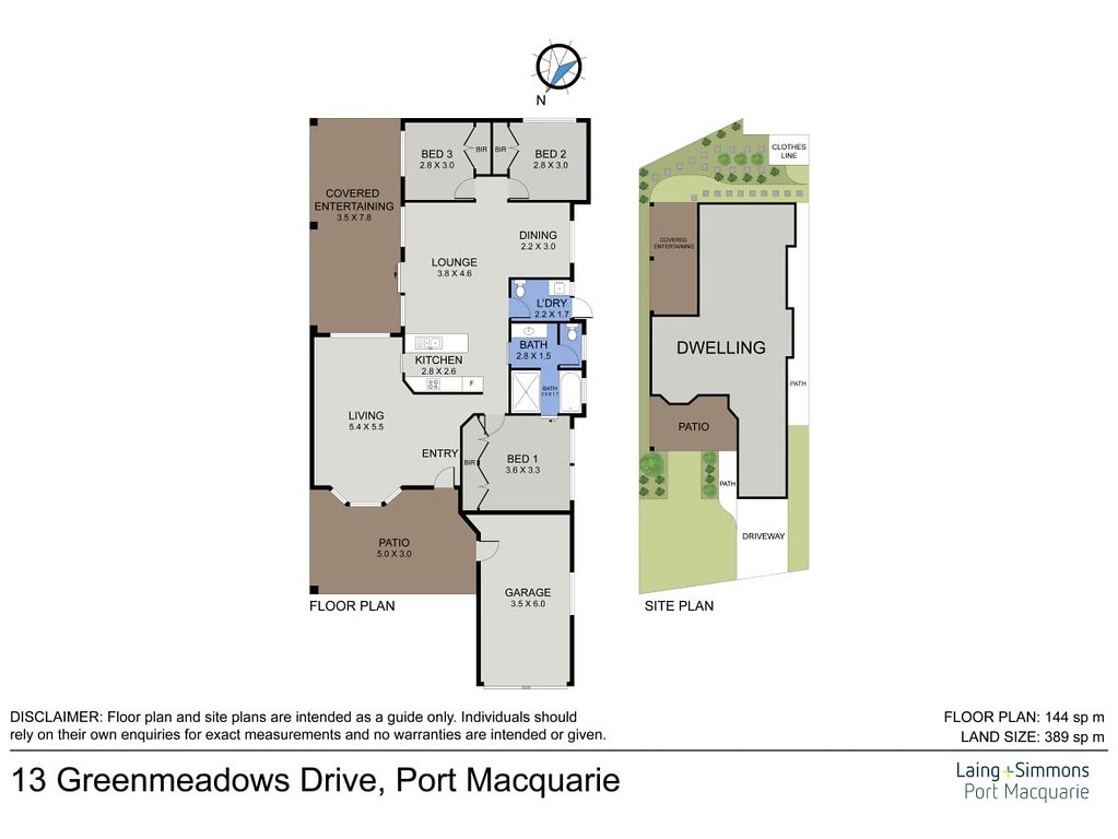 13 Greenmeadows Drive, Port Macquarie NSW 2444 floorplan