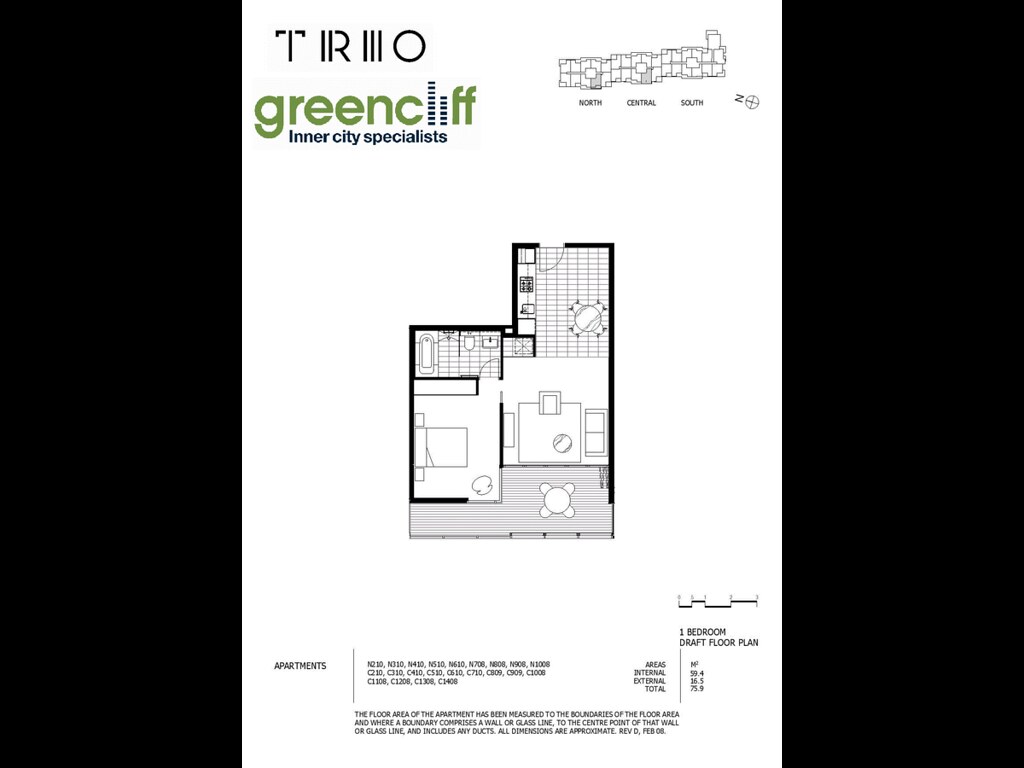 510/3 Sterling Cct, Camperdown NSW 2050 floorplan