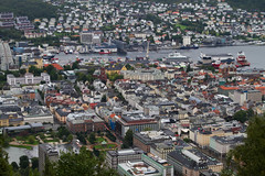 Bergen: Rooftop mosaic