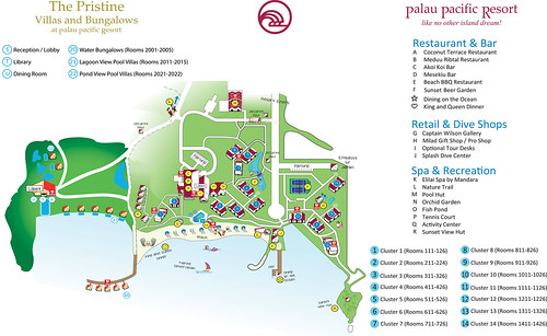 Palau pacific resort map