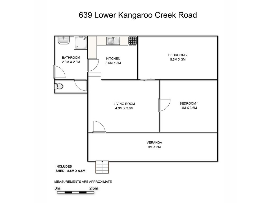639 Lower Kangaroo Creek Road, Dirty Creek NSW 2460 floorplan