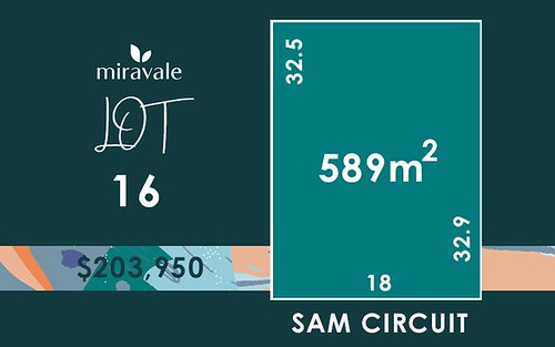 Lot 16, Sam Circuit (Miravale), Angle Vale SA