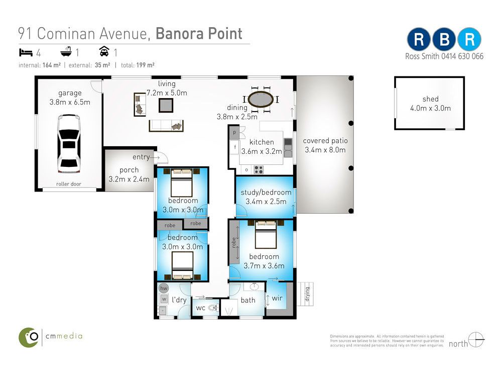 91 Cominan Avenue, Banora Point NSW 2486 floorplan