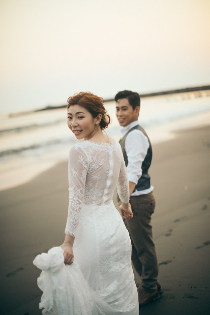 簡單卻不平凡的美式海灘婚紗｜Hermosa Wedding