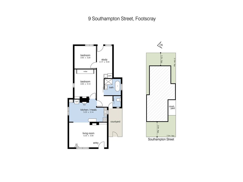 9 Southampton Street, Footscray VIC 3011 floorplan