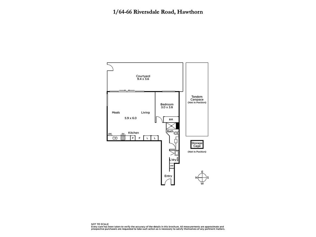 1/64 Riversdale Road, Hawthorn VIC 3122 floorplan