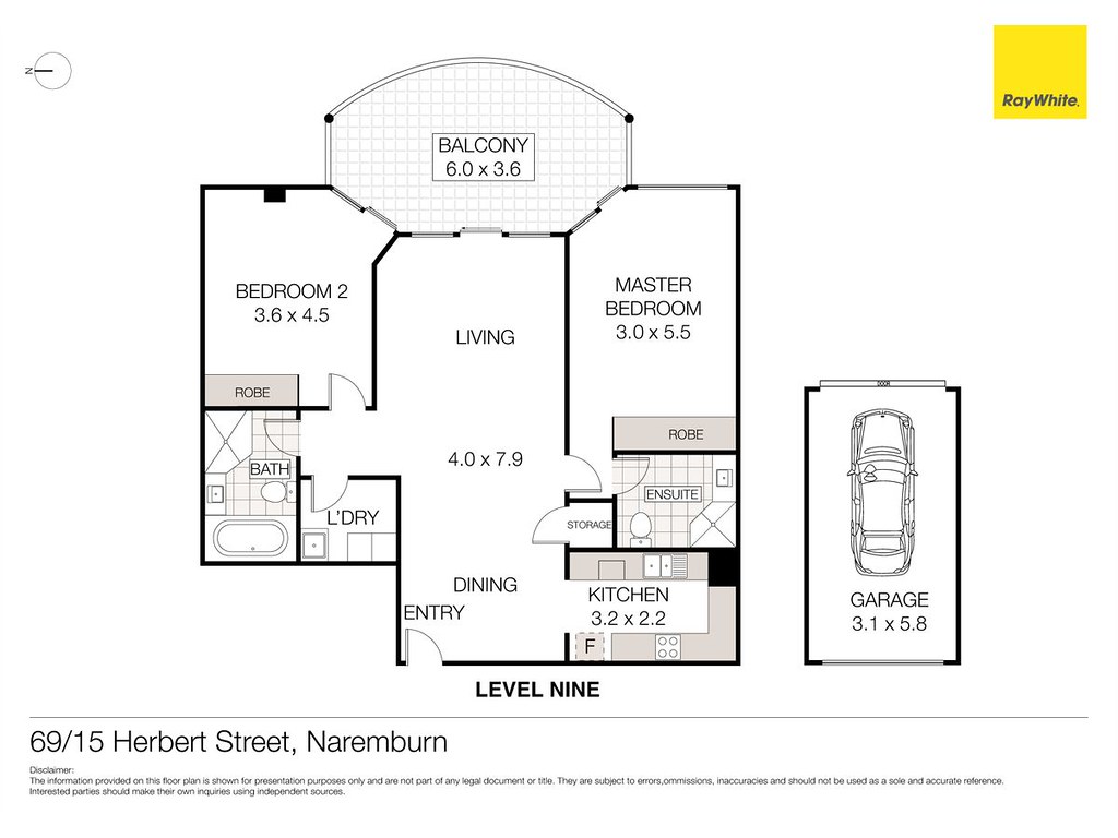 69/15 Herbert Street, Naremburn NSW 2065 floorplan