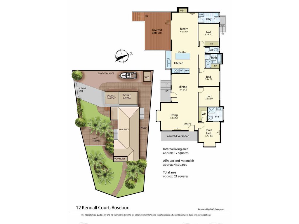 12 Kendall Court, Rosebud VIC 3939 floorplan