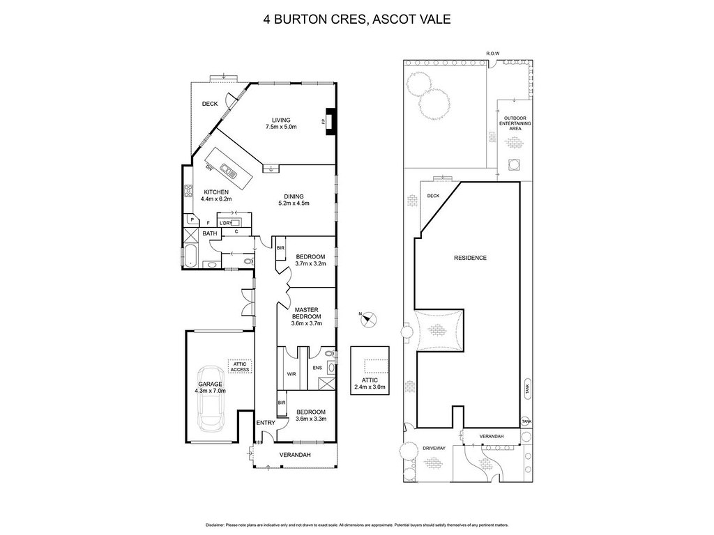 4 Burton Crescent, Ascot Vale VIC 3032 floorplan