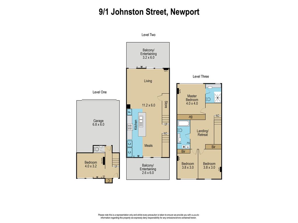 9/1 Johnston Street, Newport VIC 3015 floorplan